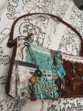 Rare 1 of 1 handmade charms vintage shoulder purse with stones