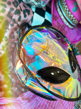 Iridescent alien backpack (concert/venue friendly)