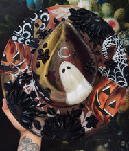 Retro jewel toned Halloween spooky hat