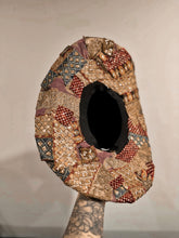 limited edition Rare: 1 of 1 Boho Rust and Gold Embellished Cowgirl Hat (top and bottom)