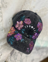 Witchy moon embroidered cap