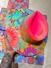 Colorful florals hat