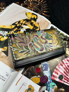 Bathing Ape designer clutch hand painted new