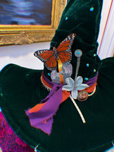 “Turquoise and emerald” witch hat