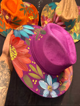 Deep retro purple jewel toned florals size L