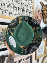 Green ghost hat