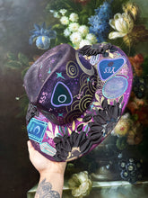 Purple shimmer color shifting hat