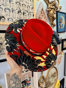 Red 49ers inspired hat