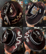 Witch Outlaw color shift hat snake with tarot cards