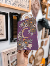 Purple vegan leather journal