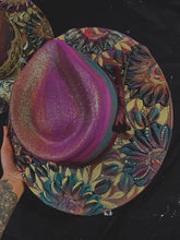 Jewel toned ombre extra shimmer hat
