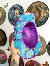 Light up cowgirl hat blue and purple