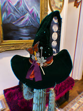 “Turquoise and emerald” witch hat