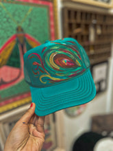 Abstract peacock feather