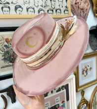 Blush Pink White floral outlaw hat