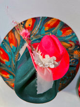 Handmade miniature cowgirl hat for a newborns or pets ￼