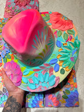 Colorful florals hat