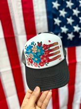 Black and white Americana cap