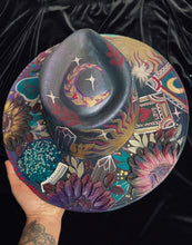 Glow in the dark witchy shimmer hat