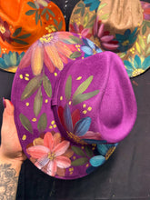 Deep retro purple jewel toned florals size L