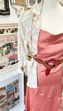 Cottagecore vintage jacket, satin dress size 4