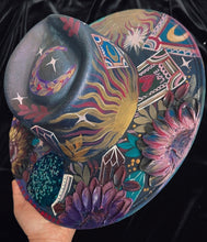 Glow in the dark witchy shimmer hat