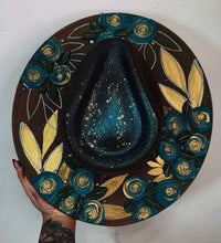 Teal and gold