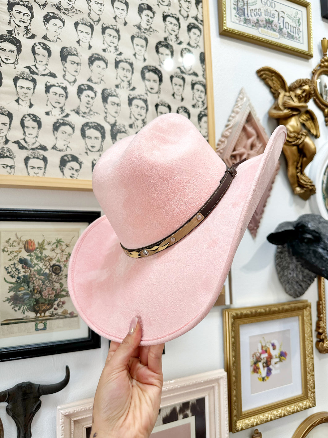 Light Pink Cowgirl Hat