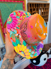 Colorful leopard with shimmer and moons