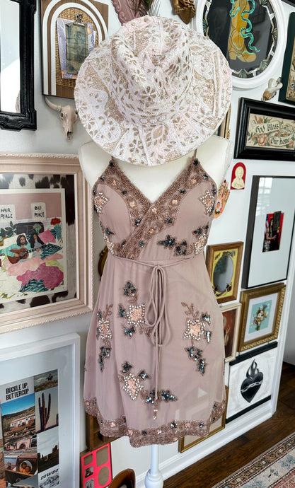 Beaded boho dress size Xs