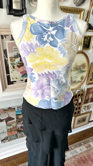 90s rare floral top