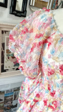 Cottagecore 3D floral puff dress size M New