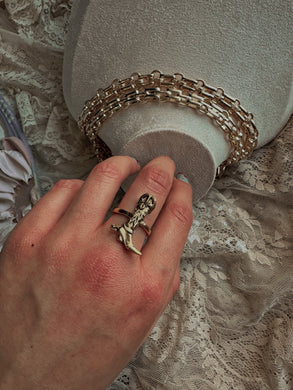 Cowgirl boot ring