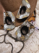 Gray cowgirl hat ornament/ car charm