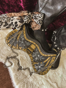 Alternative crossbody floral bag