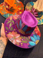 Deep retro purple jewel toned florals size L