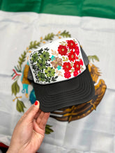 Mexican flag floral hats