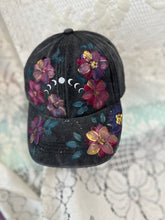 Witchy moon embroidered cap