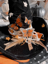 Autumn Witch Hat with mushrooms- free crystal