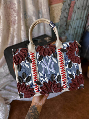 Large Yankees tote crossbody purse