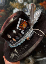 Witch Outlaw Color shift hat with gold snake