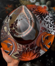 Classic orange retro Halloween hat