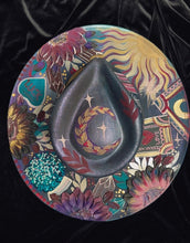 Glow in the dark witchy shimmer hat