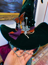 “Turquoise and emerald” witch hat