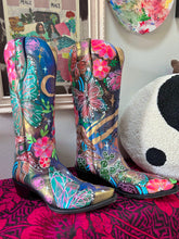Hand painted one of a kind Tony Lama Size 11