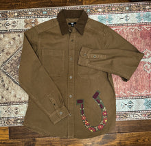 Horseshoe boho country canvas jacket