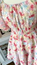 Cottagecore 3D floral puff dress size M New