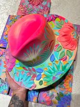 Colorful florals hat