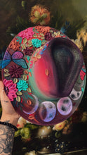 Colorful moon and butterflies size large