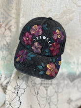 Witchy moon embroidered cap